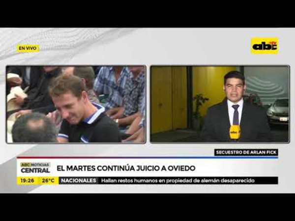 El martes continúa el juicio a Oviedo - Tv - ABC Color