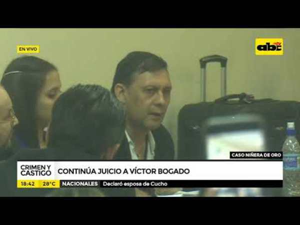 Continúa juicio a Víctor Bogado - Tv - ABC Color