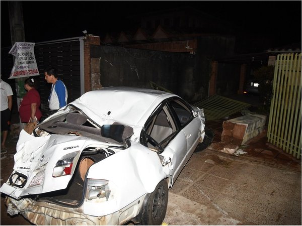 Adelantamiento imprudente provoca accidente en Ypacaraí