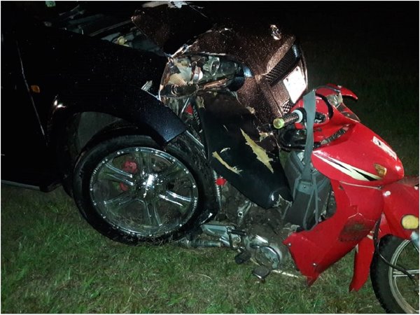 Pilar: Motociclista muere en accidente sobre ruta 4