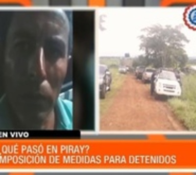 Detenido en Piray: “Soy un simple albañil, en mi vida disparé un arma” - Paraguay.com