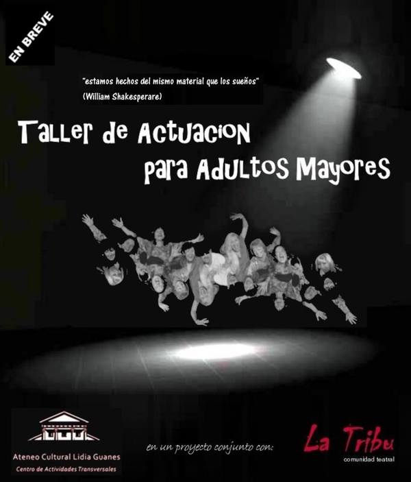 Invitan al taller de actuación de teatro para adultos » Ñanduti