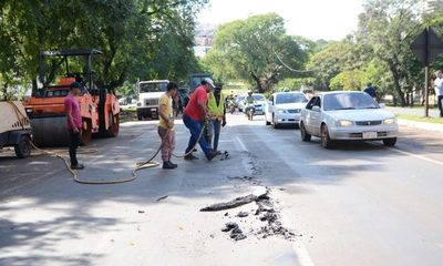 Siguen con trabajos de bacheo en CDE
