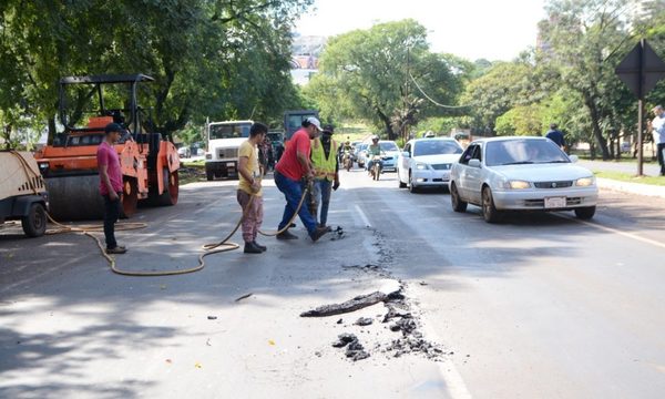 Siguen con trabajos de bacheo en CDE