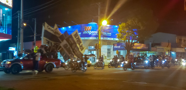 Concepción: Con caravana festejan el tricampeonato de Olimpia