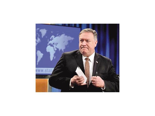 Pompeo afirma que la transición es ahora