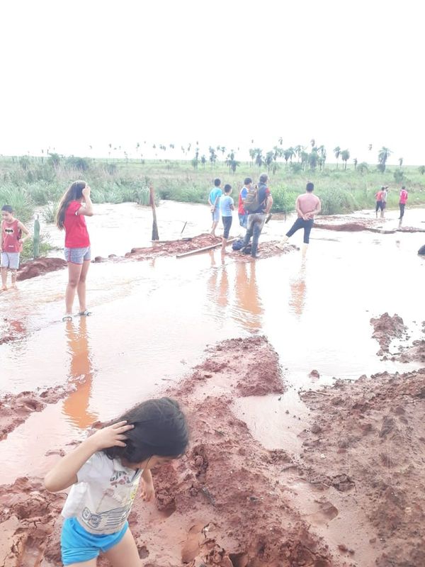 San Pedro: comunidades quedan aisladas tras lluvias
