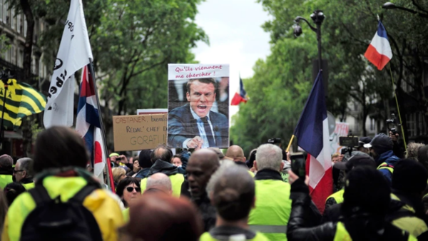 Los "chalecos amarillos" volvieron a marchar en las calles en Francia - ADN Paraguayo