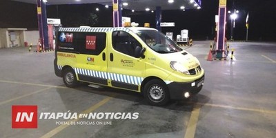 BOMBEROS TRP CON NUEVA AMBULANCIA ADQUIRIDA EN EUROPA