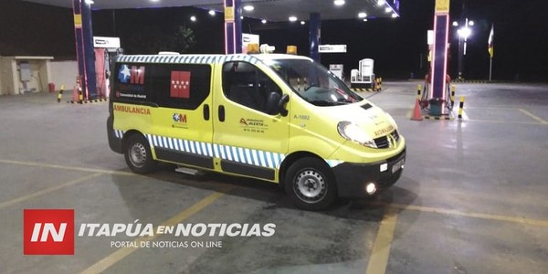 BOMBEROS TRP CON NUEVA AMBULANCIA ADQUIRIDA EN EUROPA