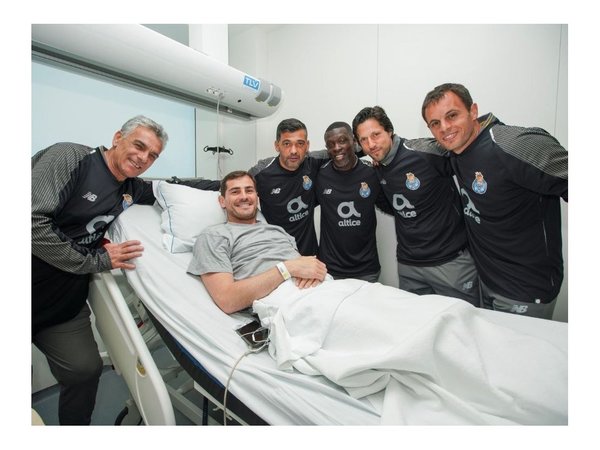 Casillas permanece ingresado a la espera de recibir el alta este lunes