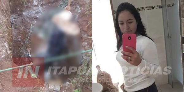 MUJER FUE ASESINADA Y ENTERRADA DE CABEZA EN ITAUGUÁ