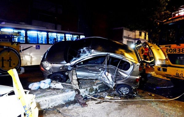 Choque de vehículos causa una muerte y tres heridos - Edicion Impresa - ABC Color