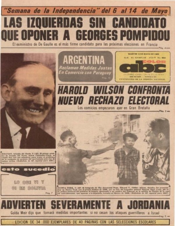 6 de mayo de 1969 - Un Dia Como Hoy - ABC Color
