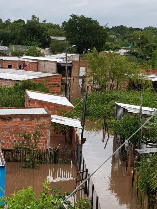 Sectores aledaños de la localidad de Alberdi, nuevamente fueron rebasados - ADN Paraguayo