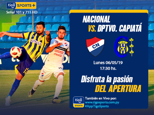 Presagio de emociones entre Nacional y Capiatá