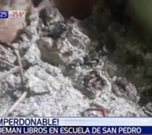 Queman libros de escuela de San Pedro y niños quedan sin materiales - Paraguay.com