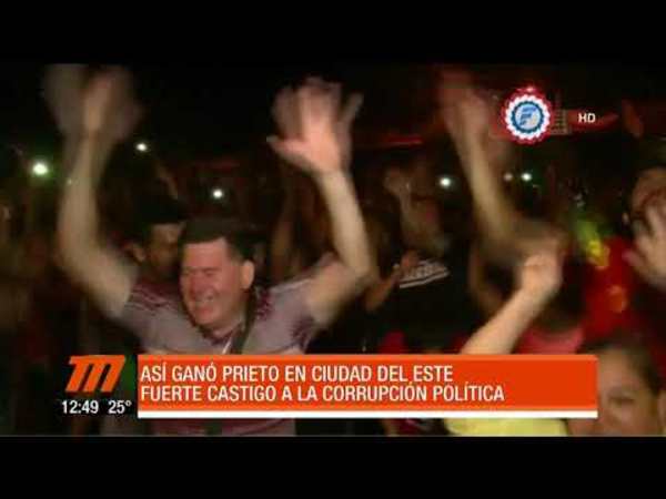 Ganó Prieto la intendencia de Ciudad del Este