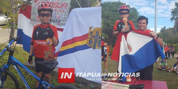 NIÑO ENCARNACENO ES CAMPEONÍSIMO EN EL RÍO PINTO DE CÓRDOBA