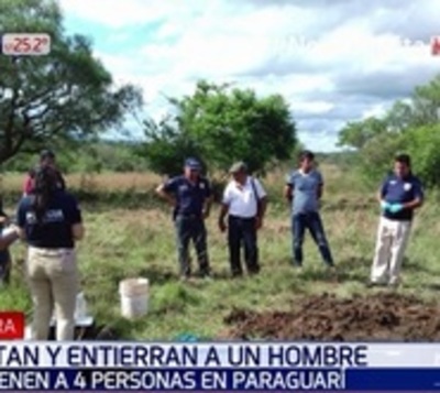 Queman y entierran a hombre en Paraguarí - Paraguay.com