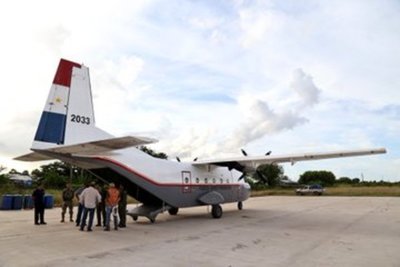 Arriban 32 toneladas de víveres a Fuerte Olimpo - ADN Paraguayo