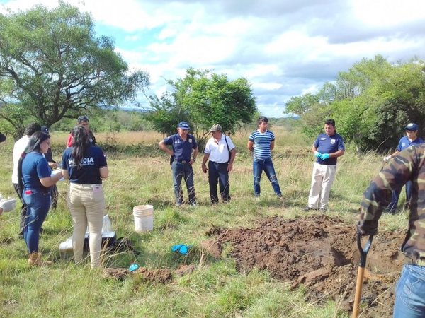 Hallan restos óseos en Acahay y decretan prisión de 4 personas