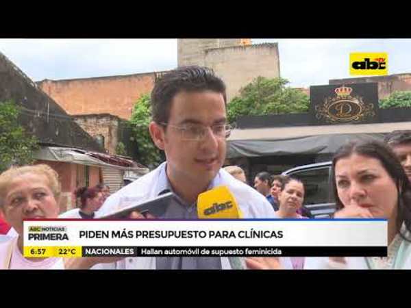 Piden más presupuesto para clínicas - Tv - ABC Color