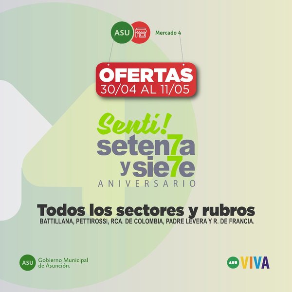 Mercado Municipal Nro 4 conmemora 77 aniversario - .::RADIO NACIONAL::.