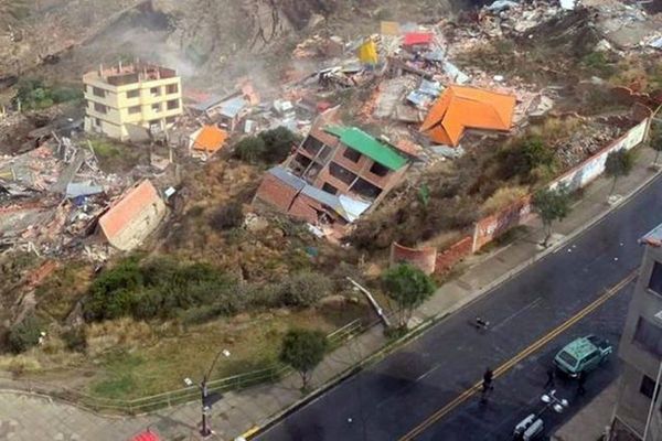 Un 60% del área urbana de La Paz está construida en suelos inestables