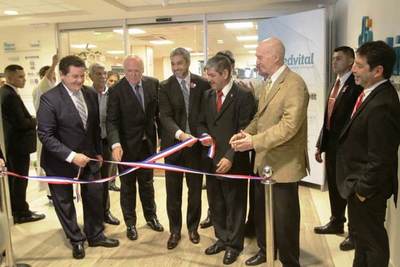 Mario Abdo participó en inauguración de centro médico en San Lorenzo » Ñanduti