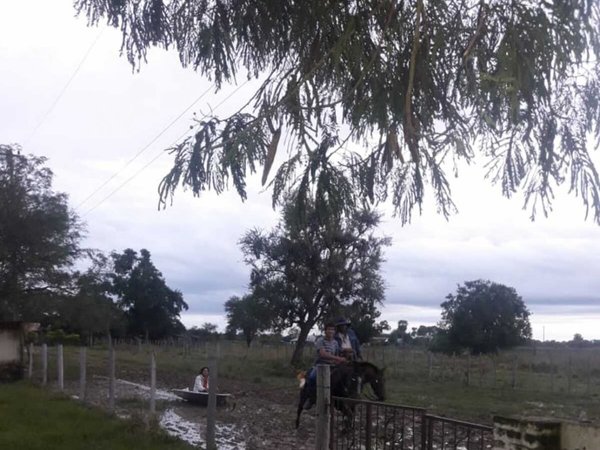 Tras días de agonía, paciente llegó al hospital en una canoa estirada por un caballo