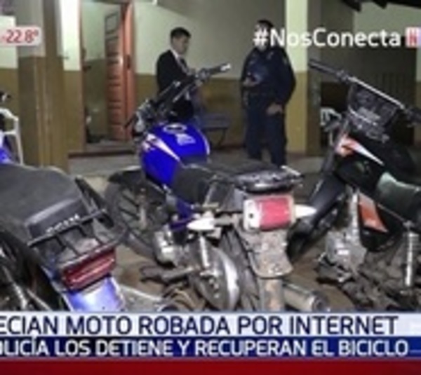 Detienen a delincuentes tras ofrecer moto robada en la web - Paraguay.com