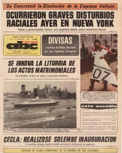 8 de mayo de 1969 - Un Dia Como Hoy - ABC Color