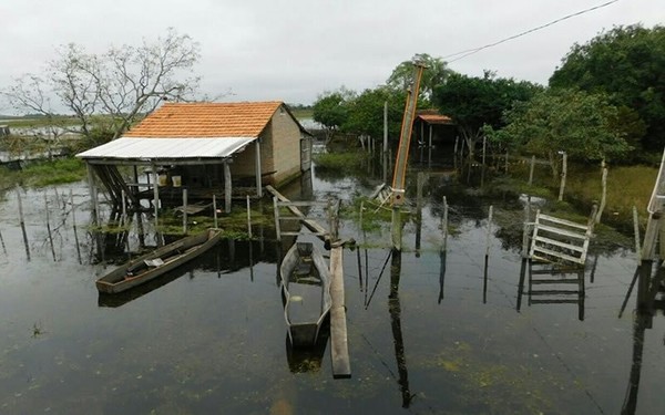 Tacuaras sufre el embate de la naturaleza - Radio 1000 AM
