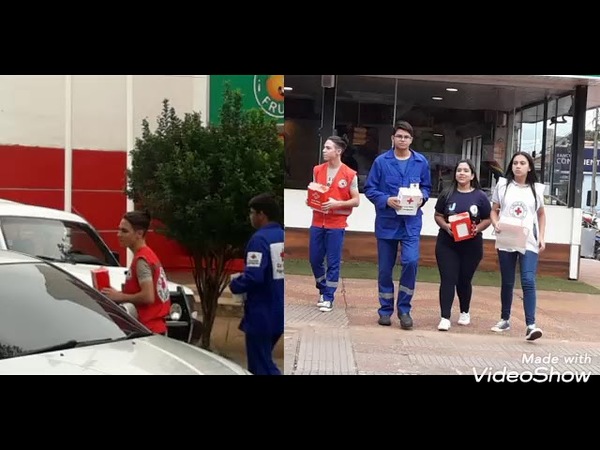 ''Cada ayuda cuenta'', voluntarios de la Cruz Roja salen a las calles de Encarnación
