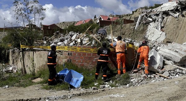Un 60% del área urbana de La Paz está construida en suelos inestables