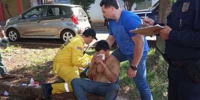 Un hombre se arrancó los ojos en CDE » Ñanduti