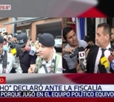 'Cucho' declaró que cayó por haber apoyado a Añetete  - Paraguay.com