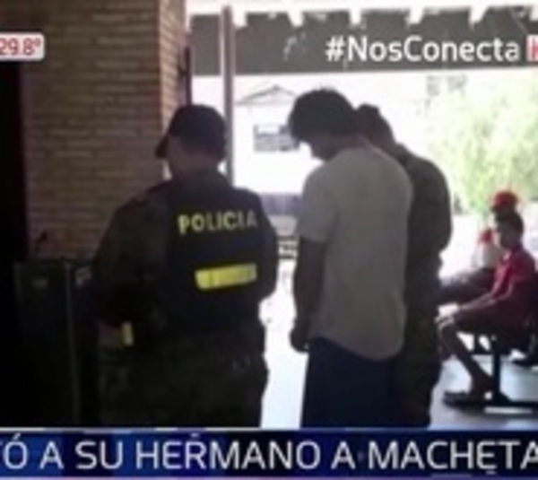 Inexplicable reacción: Mató a su hermano a machetazos - Paraguay.com