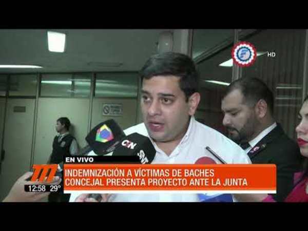 Indemnización a víctimas de baches