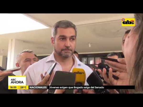 “Hay que escuchar a la ciudadanía”, dice Abdo sobre caso Bogado - Tv - ABC Color