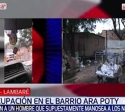Vecinos denuncian a hombre que supuestamente manosea a niños - Paraguay.com