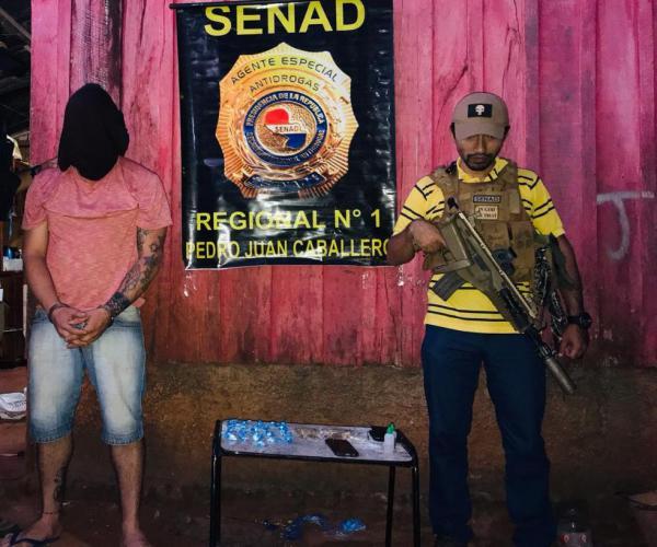 Detienen a distribuidor de cocaína en Pedro Juan Caballero - ADN Paraguayo