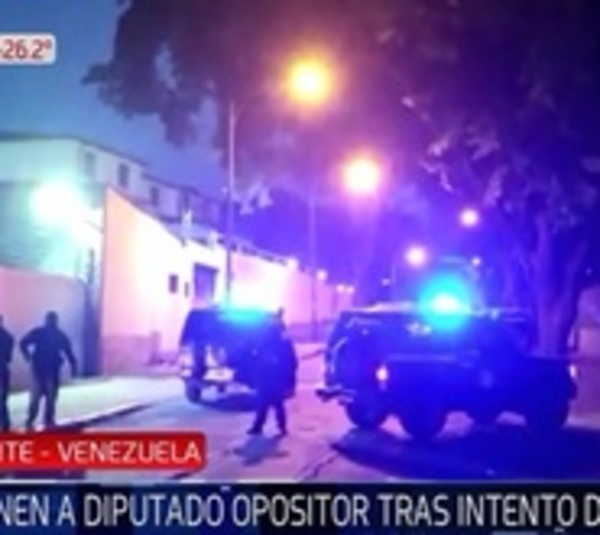 Régimen de Maduro detiene a diputado opositor - Paraguay.com