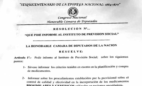 HOY / Uso de remedios biosimilares confronta a grupos de médicos