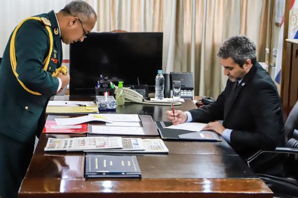 Mandatario cumplirá tareas castrenses en sede de la Dimabel en Piribebuy