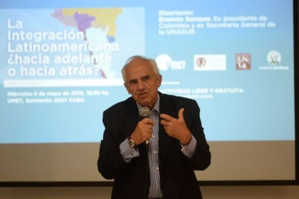 Samper denuncia la amenaza que sufre Latinoamérica por la política de EEUU | .::Agencia IP::.