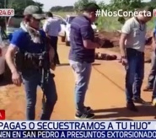 Caen supuestos extorsionadores: "Si no pagás, secuestramos a tu hijo" - Paraguay.com