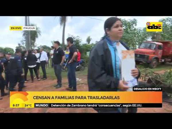 Censan a familias para trasladarlas - Tv - ABC Color