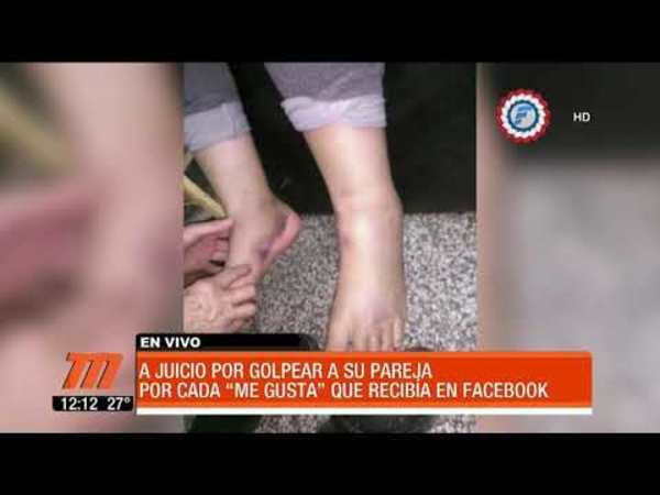 A juicio por golpear a su pareja por cada “me gusta“